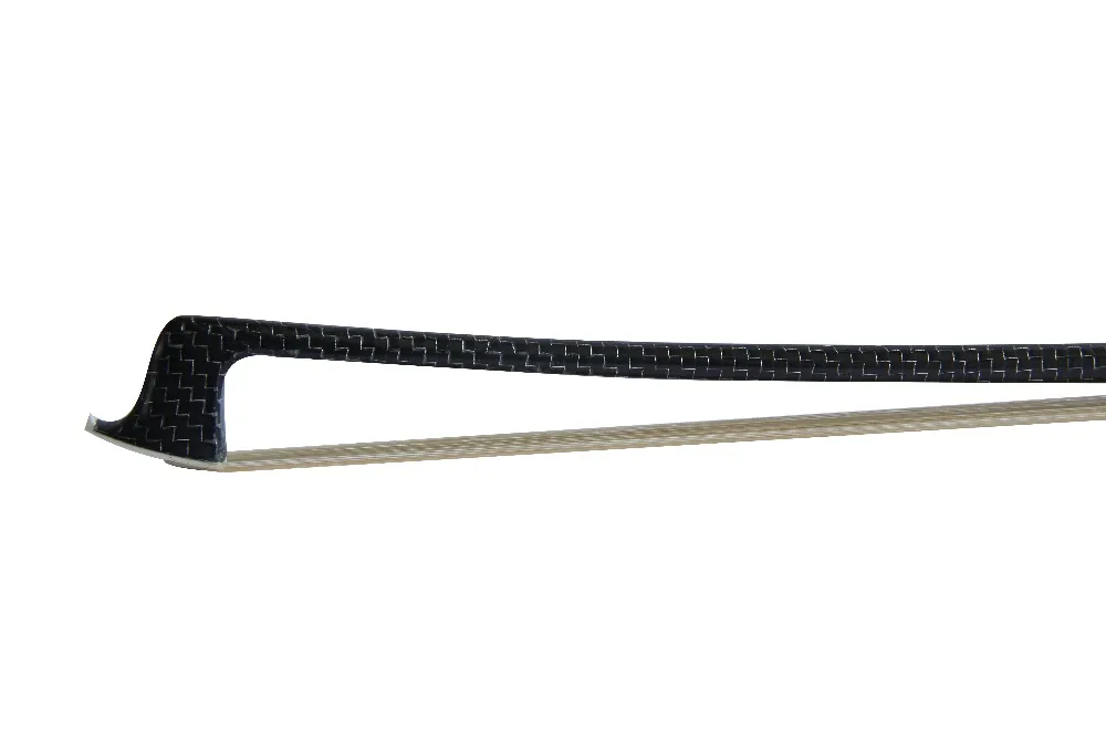 Никелевый Серебряный тканевый Плетеный Черный углеродное волокно Скрипка Лук