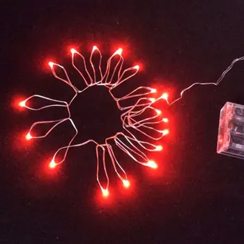 

50pcs/lot AA Battery operated Micro LED string light Wedding & Engagement Decorative fairy lamps lighting