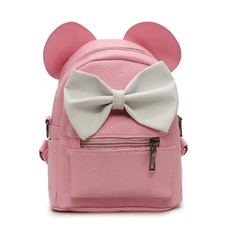 Cute Girl Backpack Small Schoolbag Kids Pu Leather Student Backpack Children School Bags Girls Backpacks Baby Bags