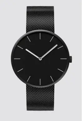 Xiaomi TwentySeventeen Аналоговые кварцевые наручные часы 39 мм светящиеся 3 АТМ водонепроницаемые Модные Элегантные Роскошные часы для мужчин и женщин - Цвет: steel black