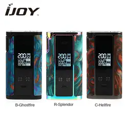 Новейший! IJOY капитан смолы 200 Вт TC MOD 2A Quick Charge Max 200 Вт Ecig no 18650 Батарейный мод для электронных сигарет VS Drag 2/IJOY Shogun/Люкс