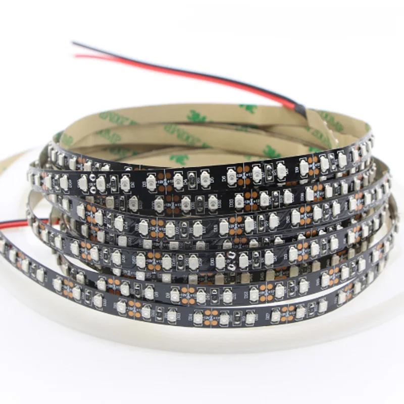 5 м SMD 2835 3528 5050 чёрно белые печатные платы УФ фиолетовая Светодиодная лента