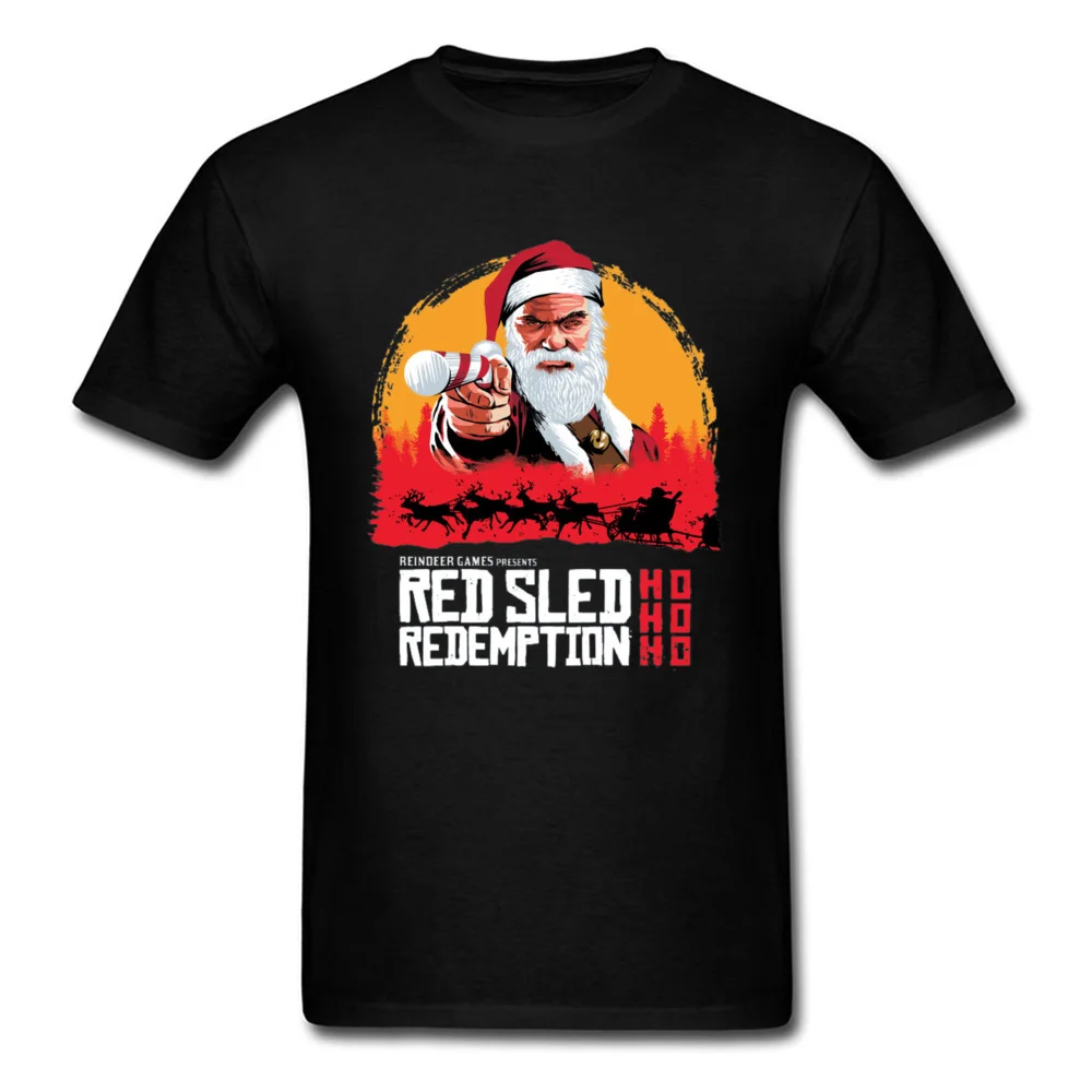 Футболка с Санта-Клаусом, мужская красная футболка с Dead Redemption, 2 футболки, топы Dota,, Мужская футболка «чудо-Яд», хлопковая Футболка с изображением Иисуса, дяди Сэма