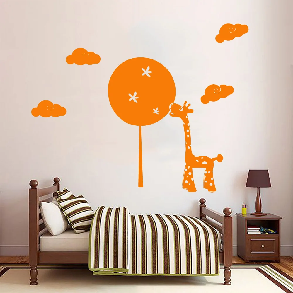 

New DesignGiraffe Environmental Protection Vinyl Stickers Living Room Children Room Diy Pvc Home Decoration