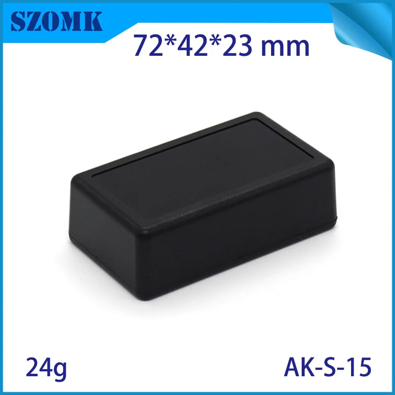 plastic enclosure for electronics control box szomk diy enclosure junction box plastic housing small abs instrument enclosure distribution box black plastic box enclosure electronics case   (2)