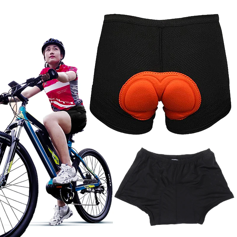 

S-XXXL High Quality Unisex 3D Padded Sponge Gel Comfortable Cycling Underwear Black Mtb Cycling Shorts Cycle Pants Padded Short