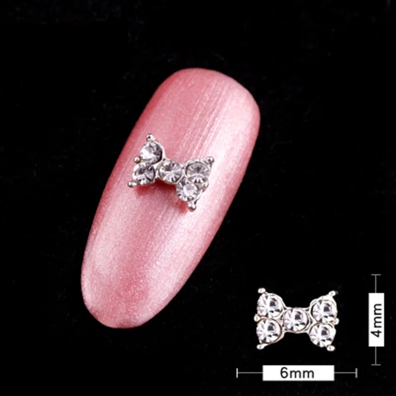 Сплав для дизайна ногтей бант 3D супер вспышка AB Стразы жемчуг Маникюр очаровательные декоративные драгоценные камни Ювелирные изделия Кристалл Алмаз - Цвет: Style12
