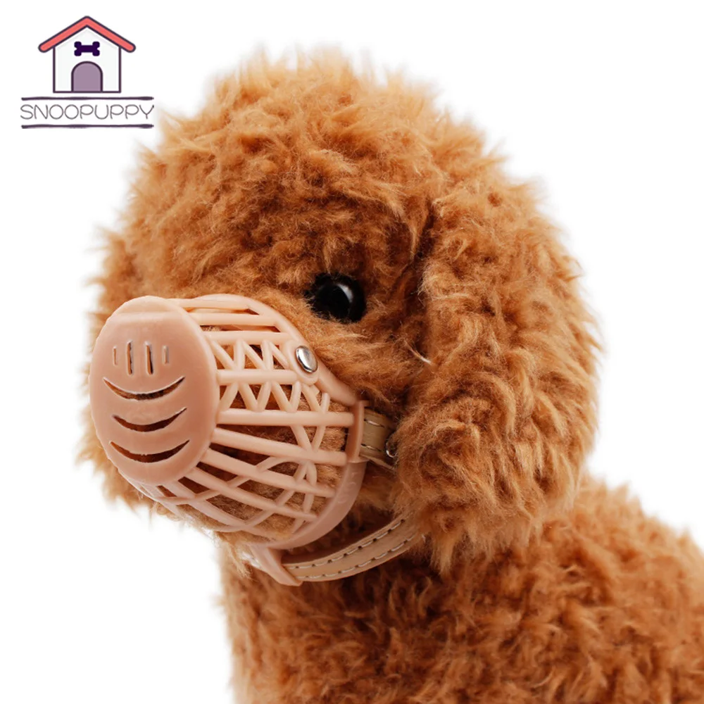 Plastic Dogs Muzzle Strong Basket Design Anti biting Breathable Muzzle