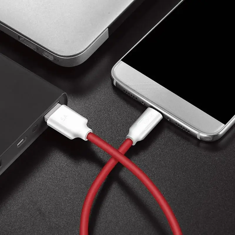 

HOCO Type-C USB 5A Fast Charging Data Sync Charger Cable for Huawei Mate 9 P10 OnePlus 3T Charger Adapter Data Sync Cord New