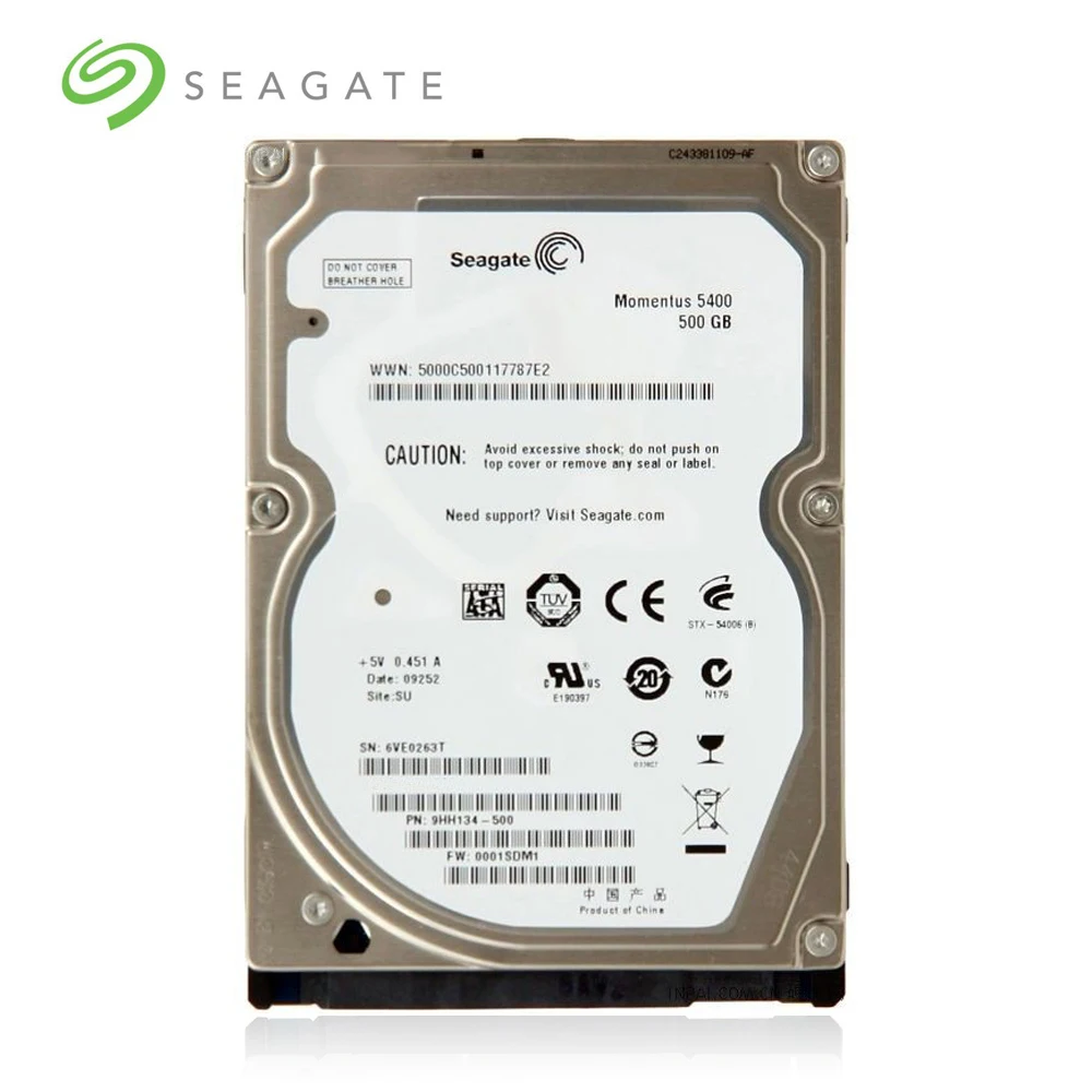 

Seagate Brand Laptop PC 2.5 "500GB SATA 3.0Gb/s-6.0Gb/s Notebook Internal HDD Hard Disk Drive 6MB/32MB 5400RPM-7200RPM