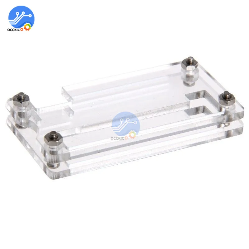 Прозрачный акриловый чехол Pi Zero для Raspberry 4 в 1 коробка защитная пленка|acrylic case|box