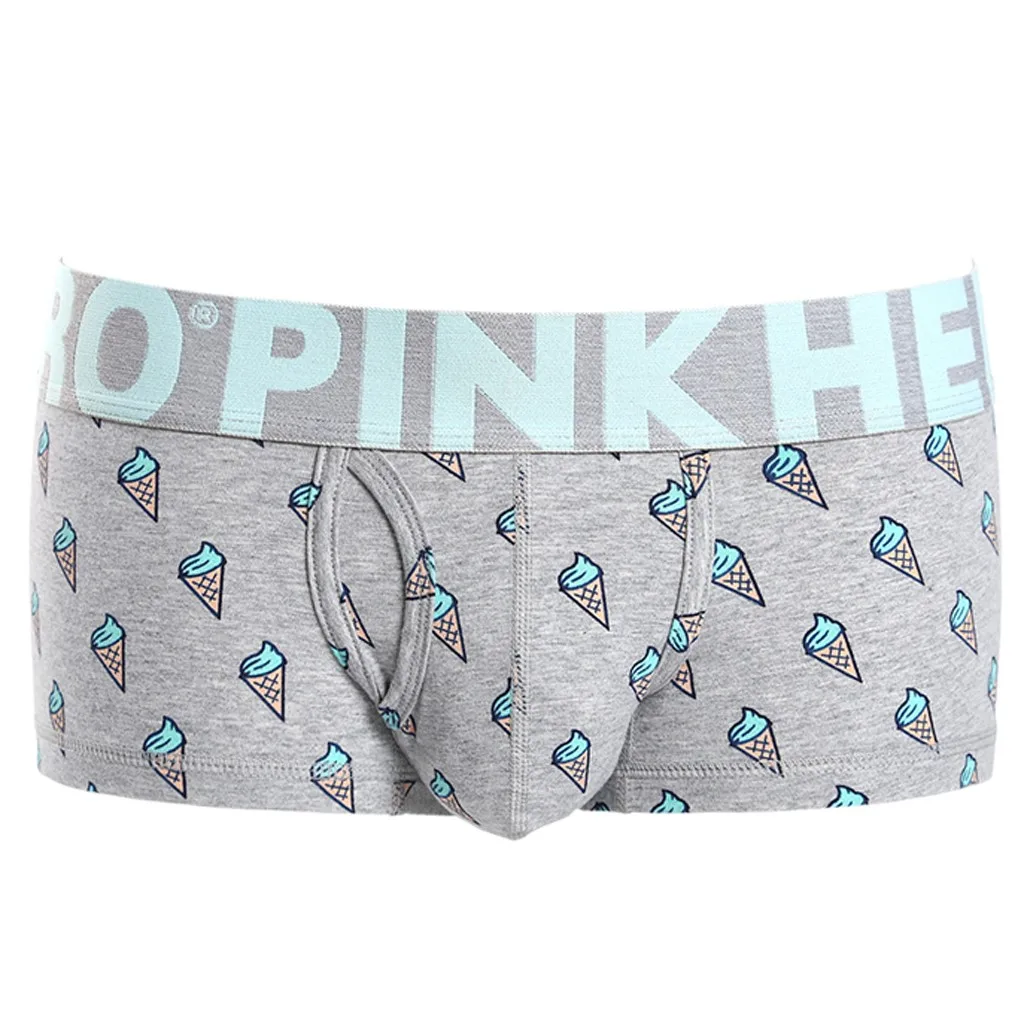 PINK HEROES Mens Boxer Cotton Letter Underpants Knickers Sexy Shorts Men Underwear Male Underpant Beachwear ropa interior hombr