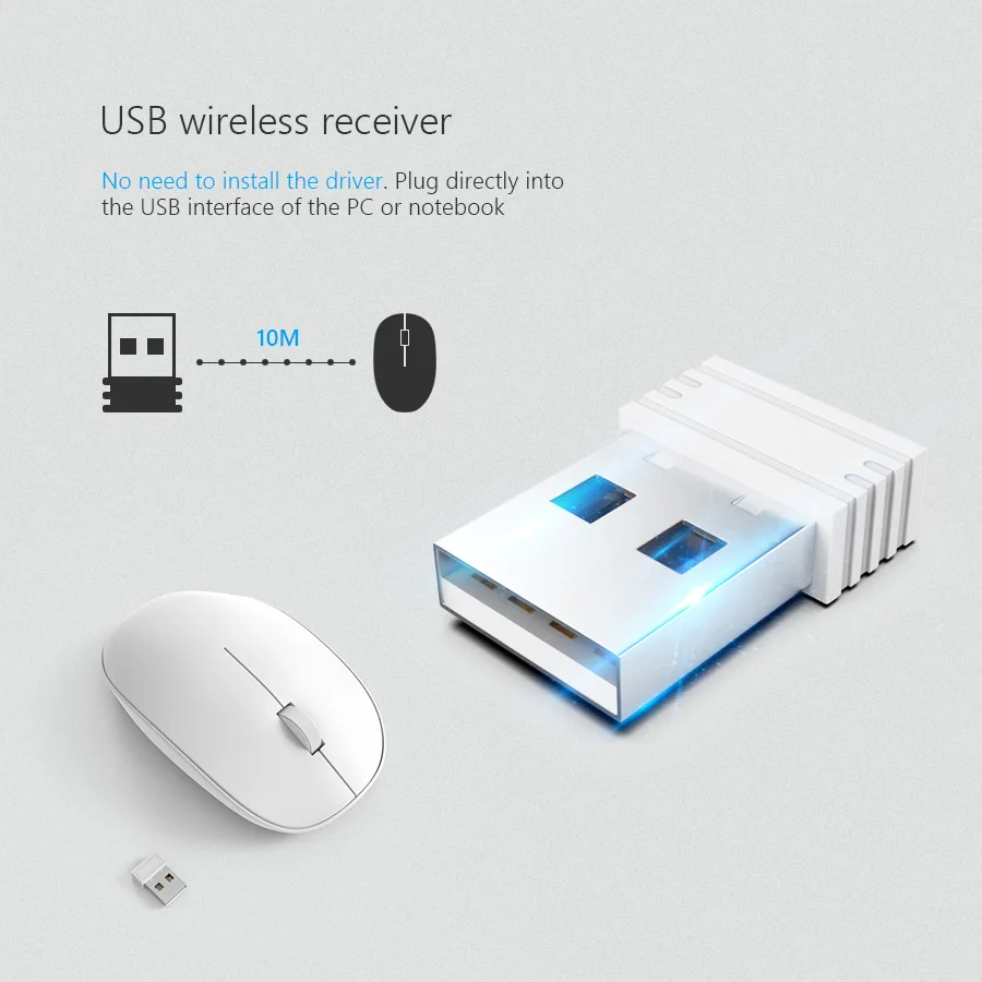 

Mini Ergonomic Mouse Wireless Mouse USB Computer Mouse Optical Silent PC Mice 2.4GHz Power Saving Office Mause for Laptop