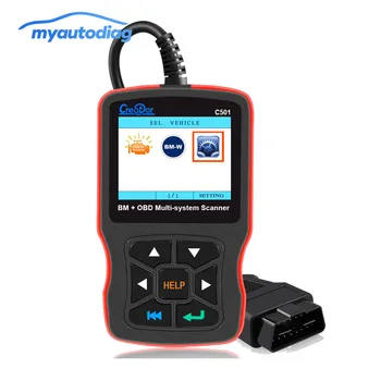 

Creator C501 for BMW OBD2 Diagnostics Auto Scanner Full System Scanner OBD II EOBD Functions Diagnostic Tool for BMW E46 E39 E90