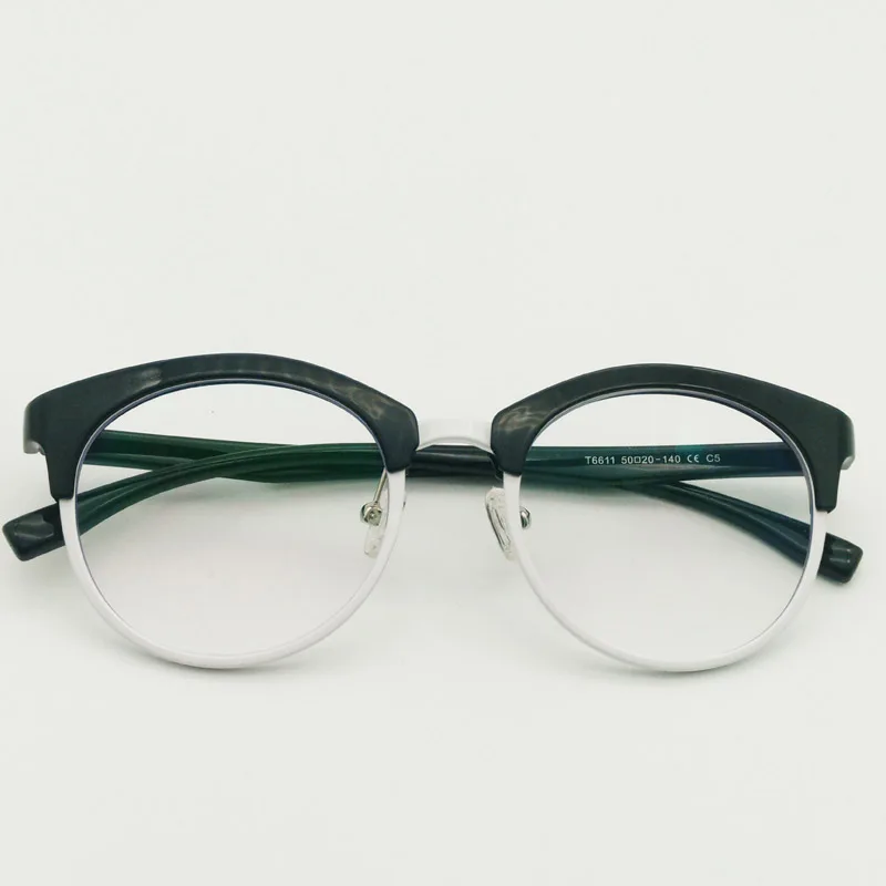 Ретро Для женщин очки прозрачные линзы оптические очки оправа для очков с защитой от синего цвета светильник близорукости ультра светильник компьютерные очки по рецепту