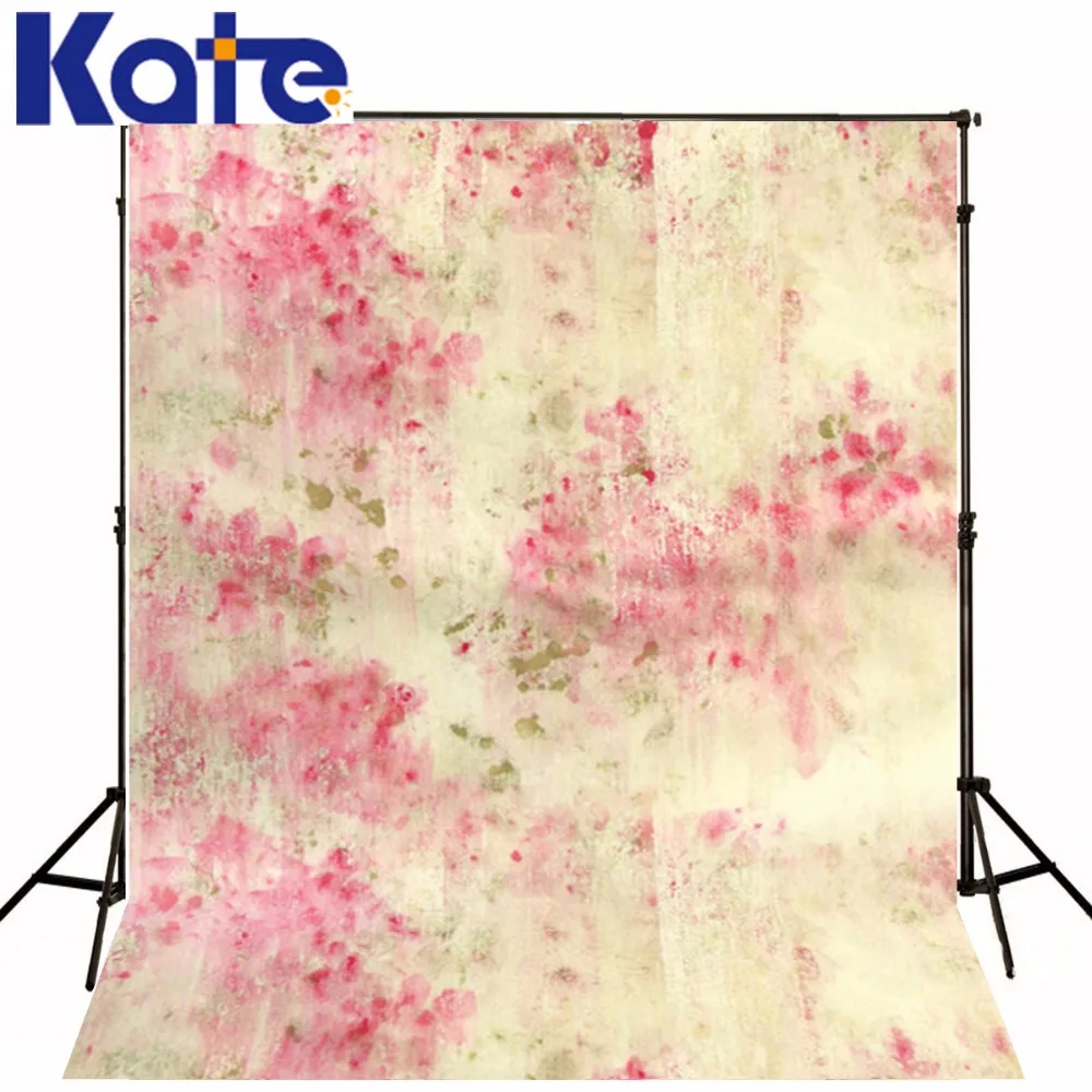 

Kate Flower Children 5Ft*6.5Ft(150Cm*200Cm) Photography Backdrops Colorful Painting Watercolor Pink Petal Abstract Background