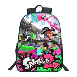 2019 Splatoon рюкзаки красочные школьные сумки для подростков Bookbag для мальчиков Mochila детский школьный Повседневный студенческий лучший