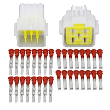 

5 Sets/Kit 16 Pin/way Waterproof Electrical Wire Connector DJ7161Y-2.3-11/21 Male and female Automobile Connector