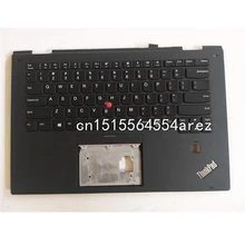 Ноутбук lenovo Thinkpad X1 Йога 2nd Gen Упор для рук чехол/Английский с Подсветка крышка клавиатуры 01HY810