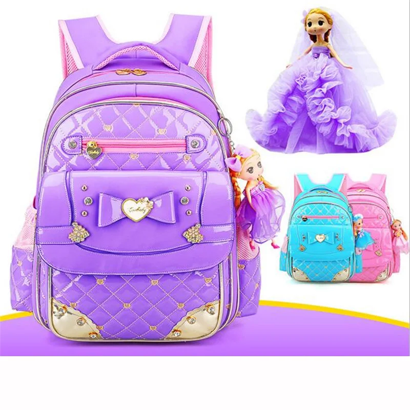 COOL BABY Cute Children Backpacks Kids 1 6 Grade Orthopedic Knapsack