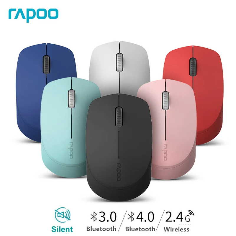 Беспроводная оптическая Бесшумная мышь Rapoo M100 1300DPI|Мыши| |