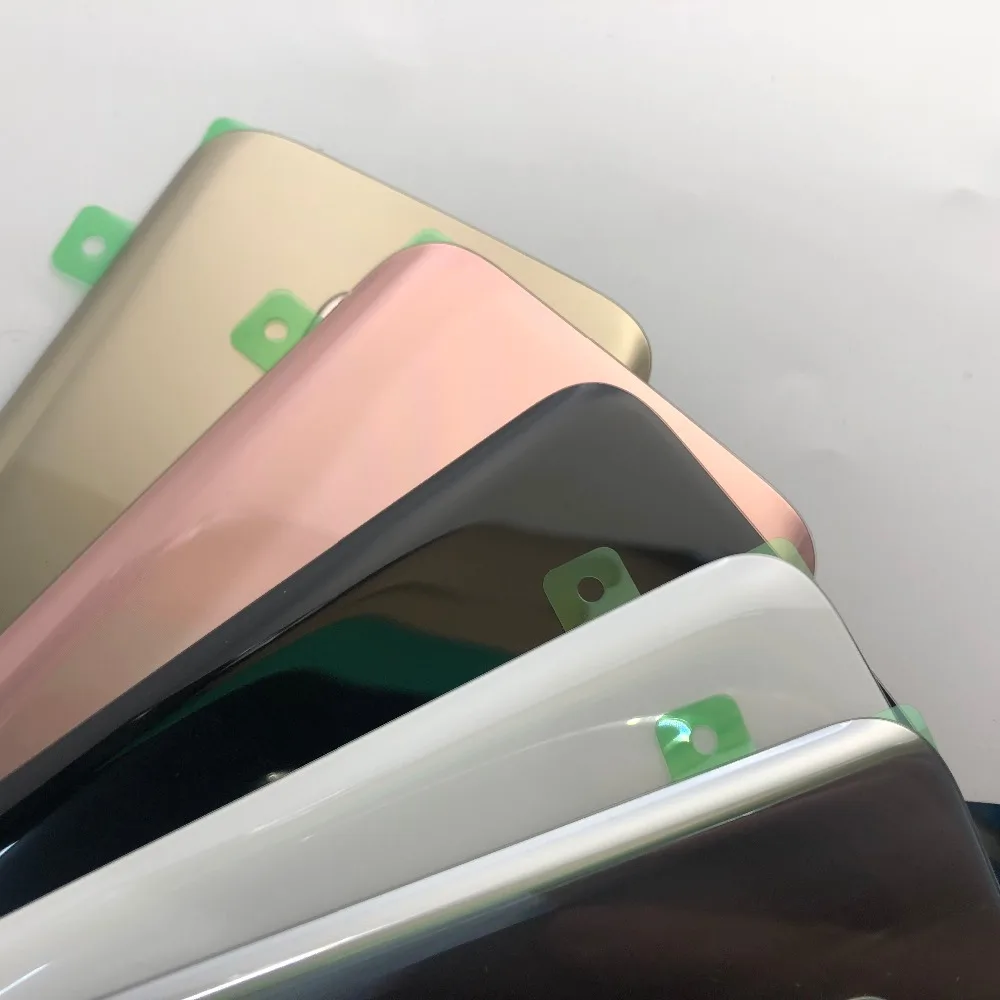 S7 Edge/S7 средняя рамка батарея задняя крышка для samsung Galaxy G930F G935F Полный Корпус с сенсорным стеклом наклейка на рассеиватель клей