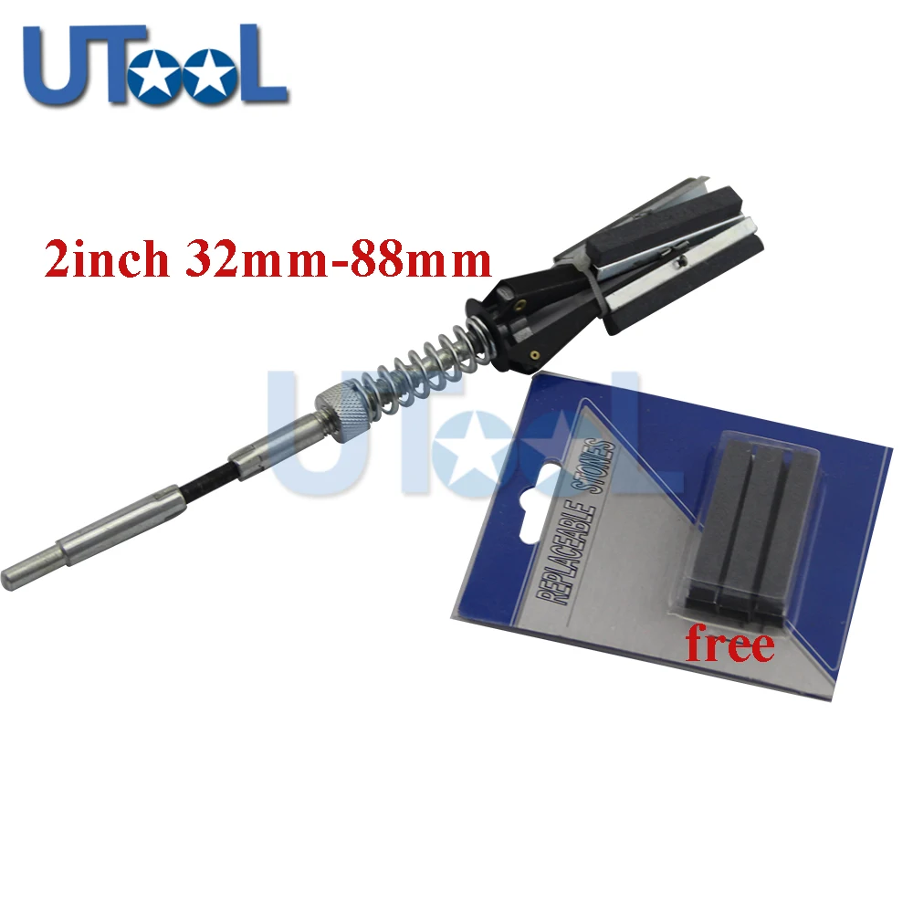 3 jaw Adjustable Brake Piston Cylinder Hone Tool Range 32 88mm with