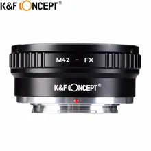 K&F CONCEPT Lens Mount Adapter For M42 (Zeiss,Pentax,Praktica,Mamiya,Zenit) Screw Mount Lenses To Fujifilm Microless Cameras