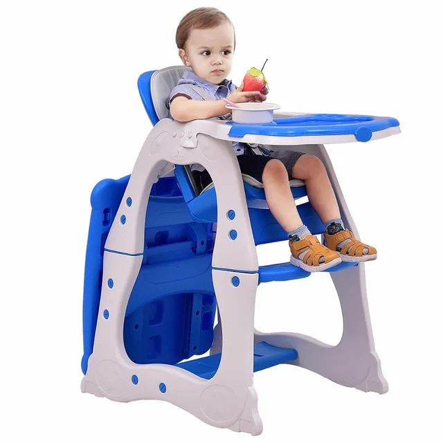 Giantex 3 In 1 Baby High Chair Convertible Play Table Seat Booster Giantex 3 In 1 Baby High Chair Convertible Play Table Seat Booster Toddler Feeding Tray Adjule Feed Bb4640