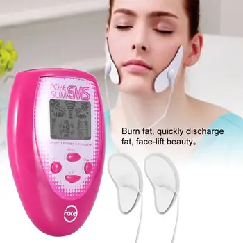 

EMSFace Massager Electric Slimming Massage Electronic Muscle Stimulation + 2pcs Electrode Face Sticker + 2 Cheek Sticker