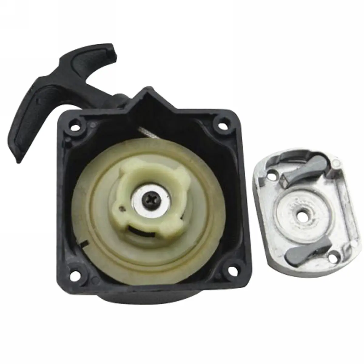 2017 Recoil Pull Starter + Cog Part Gas Scooter For Brush Cutter Strimmer Lawn Mower Parts