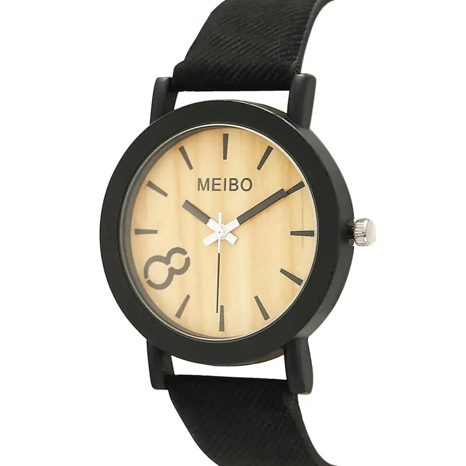 

Moment # L05 Neutral Simple 2018 fashion pu leather Quartz Wrist Watch