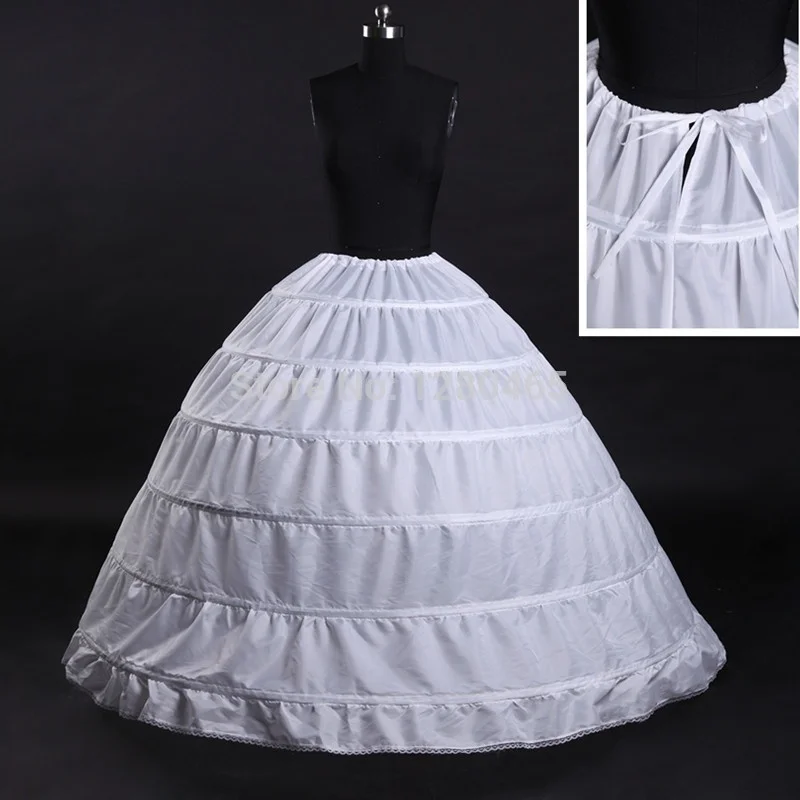 crinoline wedding gown