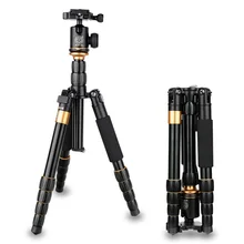 QZSD Q278 Professional Ball Head For Canon Nikon DSLR Camera Lightweight Compact Tripod Monopod Portable Camera Stand Tripe QZSD Q278 Professional Ball Head For Canon Nikon DSLR Camera Lightweight Compact Tripod Monopod Portable Camera Stand Tripe