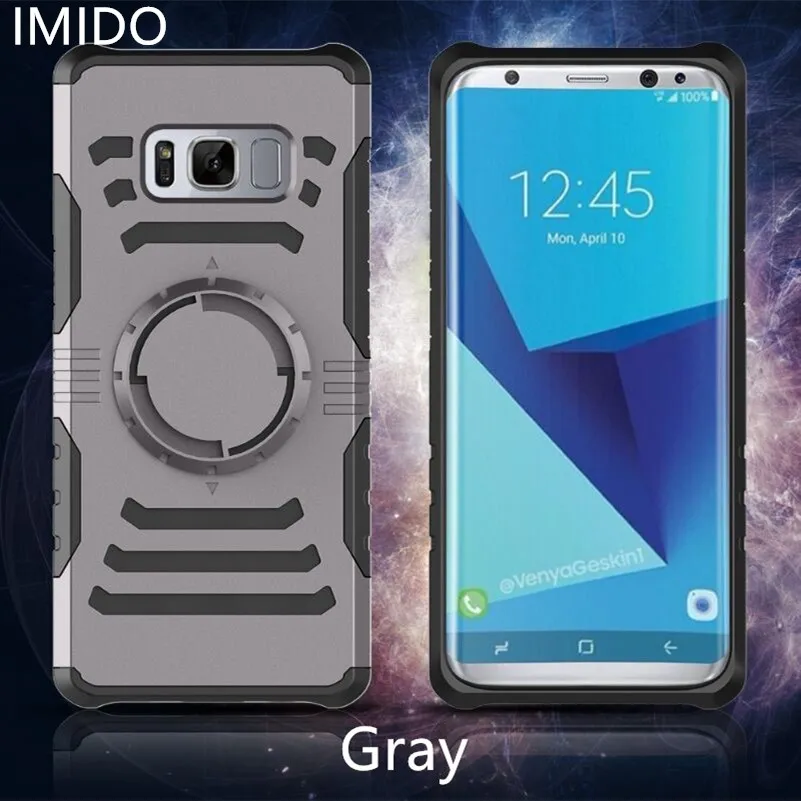 Для пробежки наручный чехол для телефона s Samsung Galaxy S8 TPU + PC Магнитный