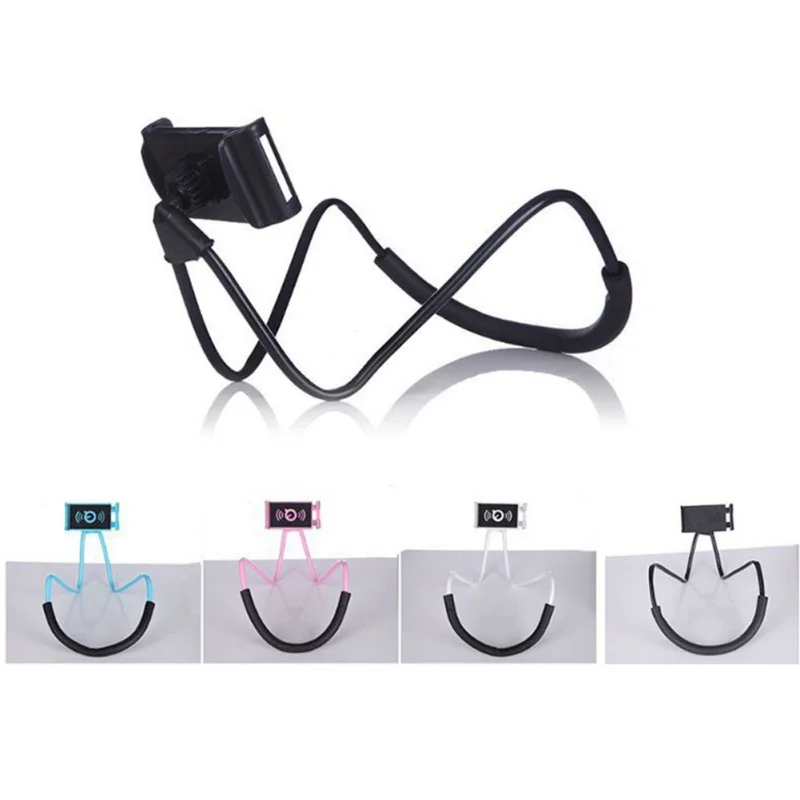 

New Hanging Neck Mobile Phone Holder Lazy Multi-functional Stent Desktop Bed Extension Bracket for Smartphone