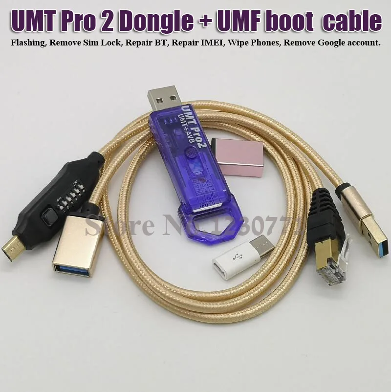 umt pro 2 ключ(Umt+ Функция averange 2 в 1)+ UMF загрузочный кабель для samsung/huawei/Haier/zte