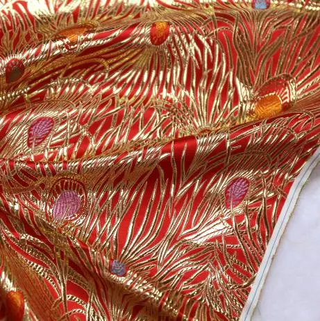 75センチ 100センチブロケード布生地衣装diy手作り服赤背景ゴールドメタリック生地大孔雀 Metallic Fabric Brocade Clothcloth Fabric Aliexpress 75センチ 100センチブロケード布生地衣装diy手作り服赤背景ゴールドメタリック生地大孔雀 Metallic Fabric Brocade Clothcloth Fabric Aliexpress