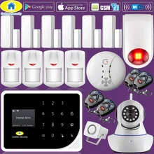 Golden Security S5 WIFI GSM 3G Alarm System Security Home GSM Alarm System APP Control Wired alarm Pet Immune Detector DIY Kit