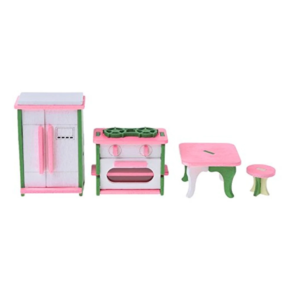 1Pc Tiny Dining Table Kitchen Supplies Mini House Crafts Miniature Play Scene 1:12 Model Doll Accessories Decoration Col | Игрушки и