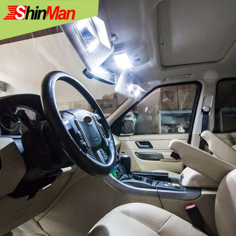 ShinMan16x светодиодный светильник для автомобиля салона ing Cadillac SRX интерьера Kit 2010 2016