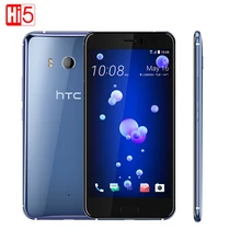 HTC U11 6G RAM 128 ROM Waterproof Octa core 5.5 inch screen Snapdragon 835 Octa Core 4G LTE 16.0 MP front camera mobile phone