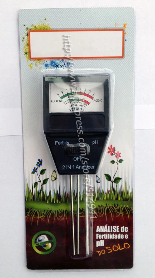 Ручной 2 в 1 анализатор 3 зонда PH метр/почвы удобрения тест метр JD7032|ph meter|probe phph - |