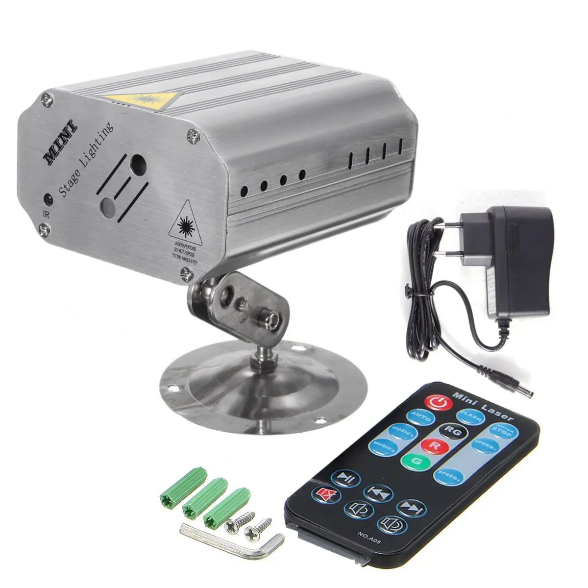 

AC100-240V Laser Projector Stage Lighting Effect Remote Control Stage Light Voice Control And Auto Model DJ Disco KTV bar Party