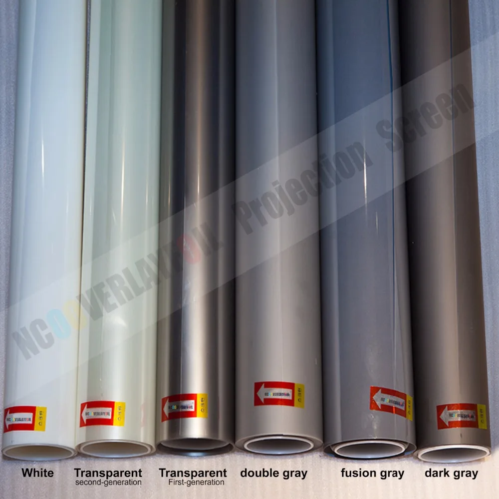 

Free Shipping 20x29cm Rear Projection Film Sample ( Transparent, Grey, Black,White, Front projection grey)