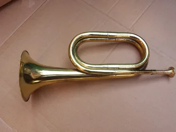 Surplus Chinese Army Emergency Horn Military PLA Brass Blowing Bugle-CN042