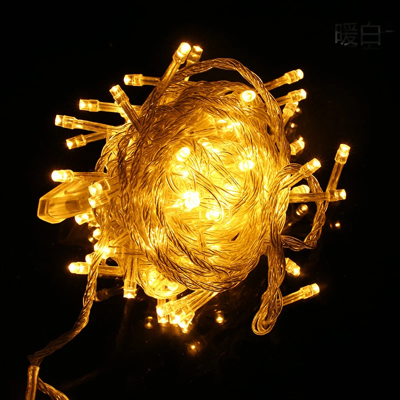 

10M/20M/30M Fairy String Lights Christmas led Wedding Party Lights garland Outdoor Curtain Garden Decoration 8 Mode EU/US Plug