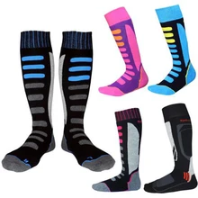 Новые высококачественные зимние женские теплые лыжные носки хлопковые спортивные сноубордические лыжные походные носки термо носки гетры