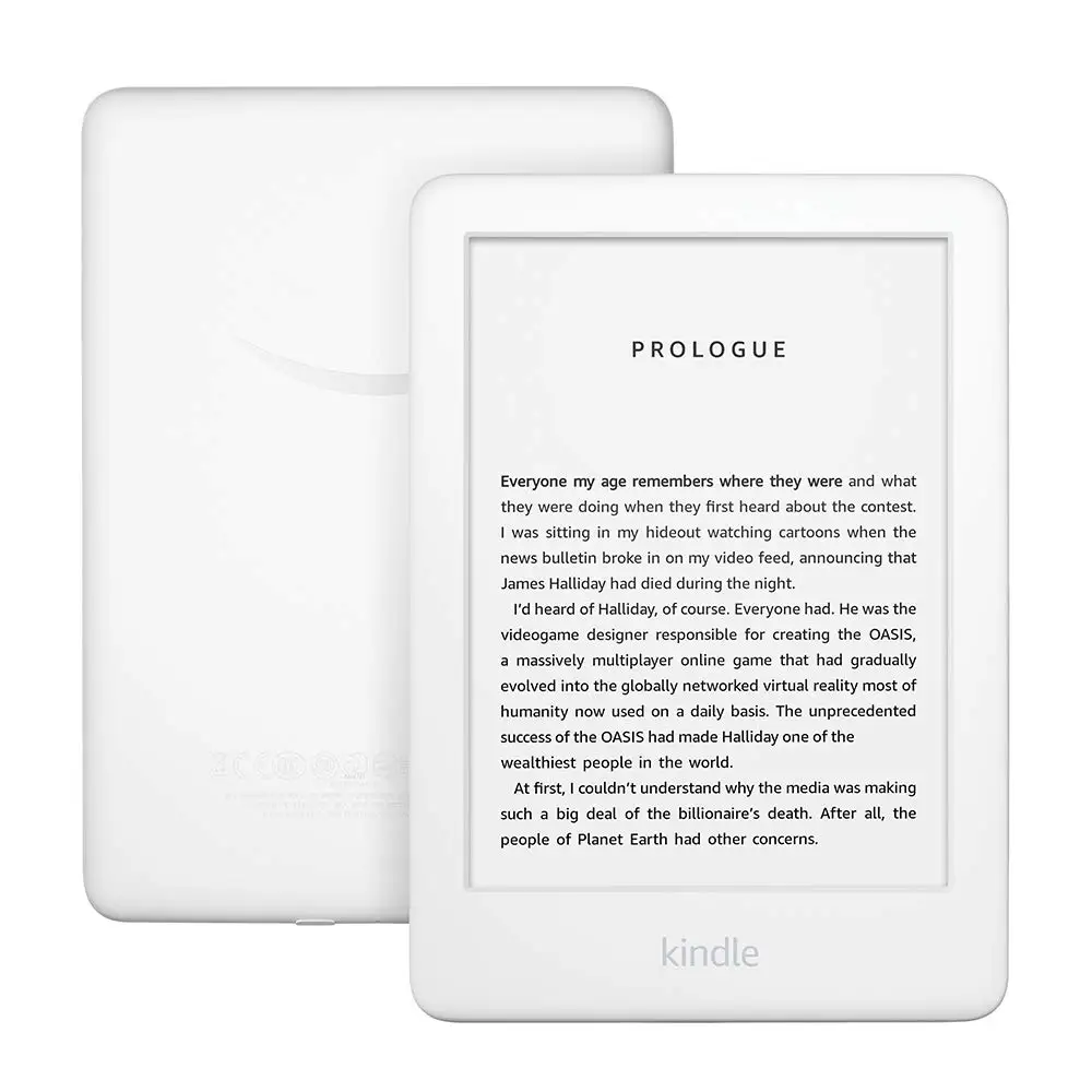 Skup All new Kindle czarny 2019 wersja, teraz z wbudowanym w przednie światła, bezprzewodowy dostęp do internetu 4GB eBook e ink ekran 6 cal czytniki e booków