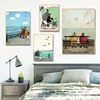 Gohipang Happy Family Abstract Love Canvas Painting Vintage Posters Prints Scandinavian Nordic Wall Art Picture For Bedroom Home ► Photo 3/5